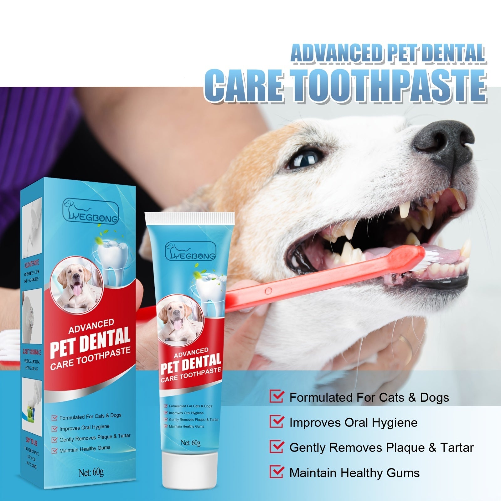Minty Fresh Dog Toothpaste for Clean Teeth
