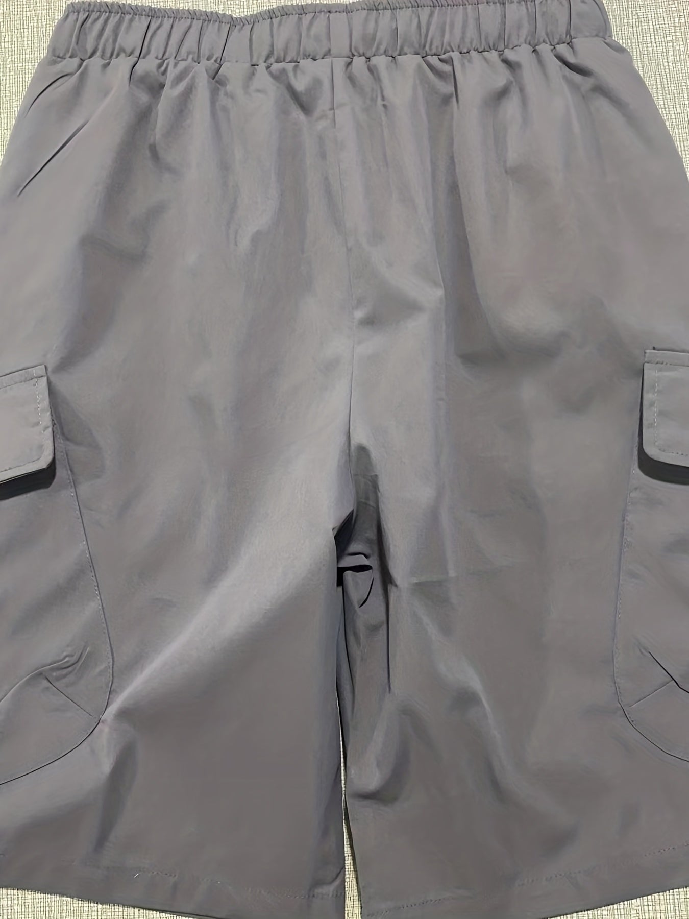 Men's Drawstring Cargo Shorts with Pockets