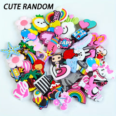 30PCS 50PCS Random Cartoon Anime Shoe Charms For Crocs And Shoe Decor