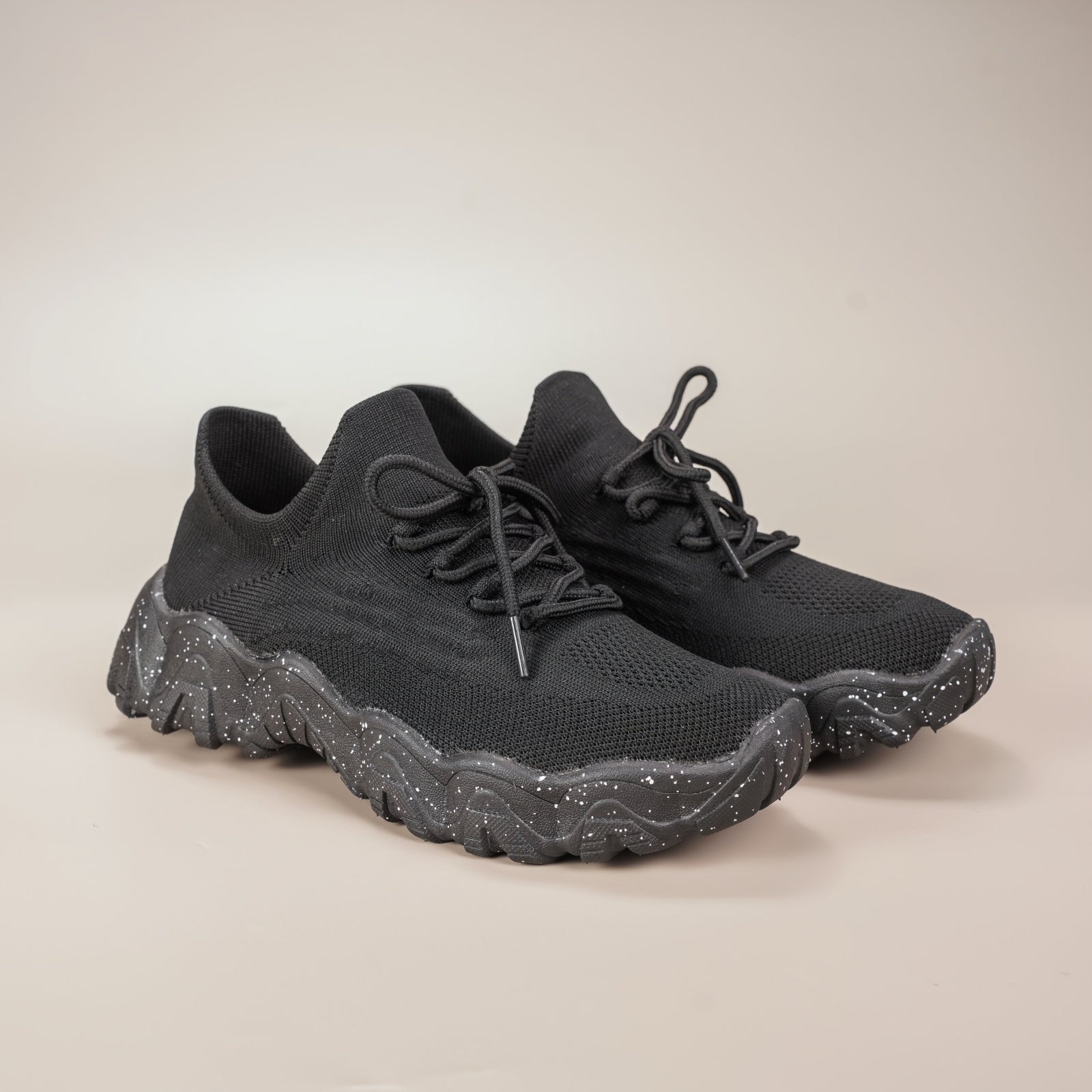 Men's Casual Woven Running Shoes Breathable Non-slip Outdoor Training