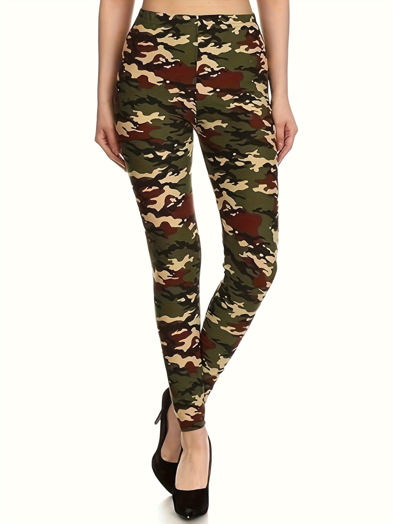 Camouflage Printed Yoga Pants High Stretch Leggings
