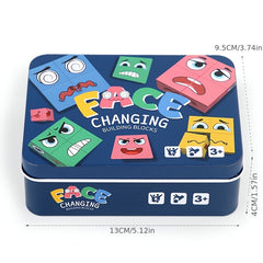 Face Changing Cube Puzzle Fun Focus Game Age 6