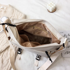 Minimalist Casual Messenger Shoulder Bag Solid Flap Bag