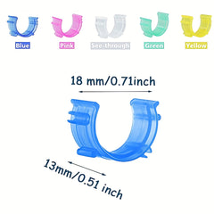 Transparent Sewing Thread Spools Clips - Set of 80