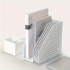 Desktop Book Storage Organizer for Classifying Books and Documents