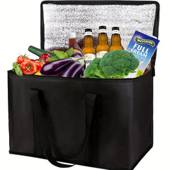 Large Insulated Grocery Bag Heavy Duty Collapsible Sustainable Durable