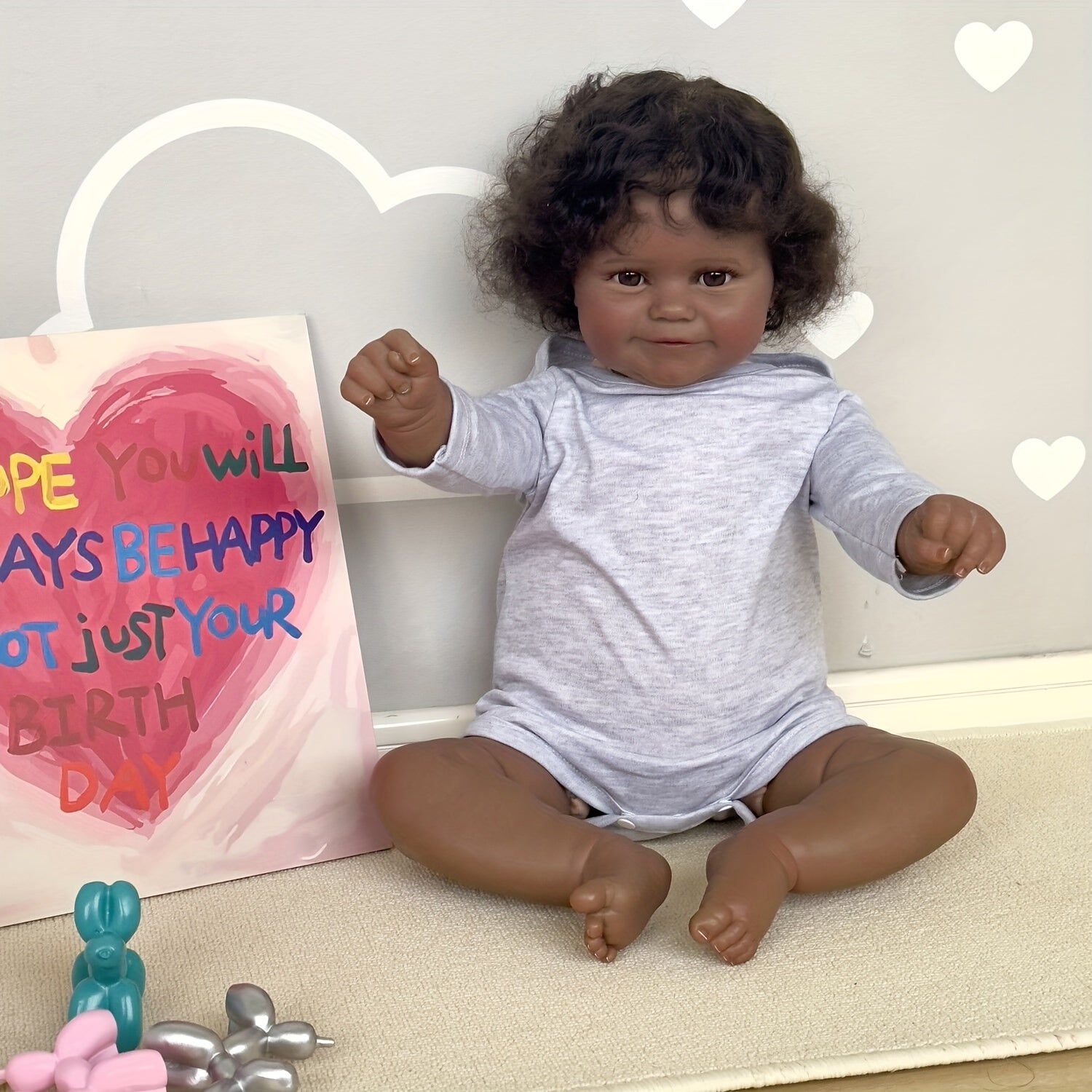 Soft Realistic Reborn Doll Cloth Body Toy for Kids