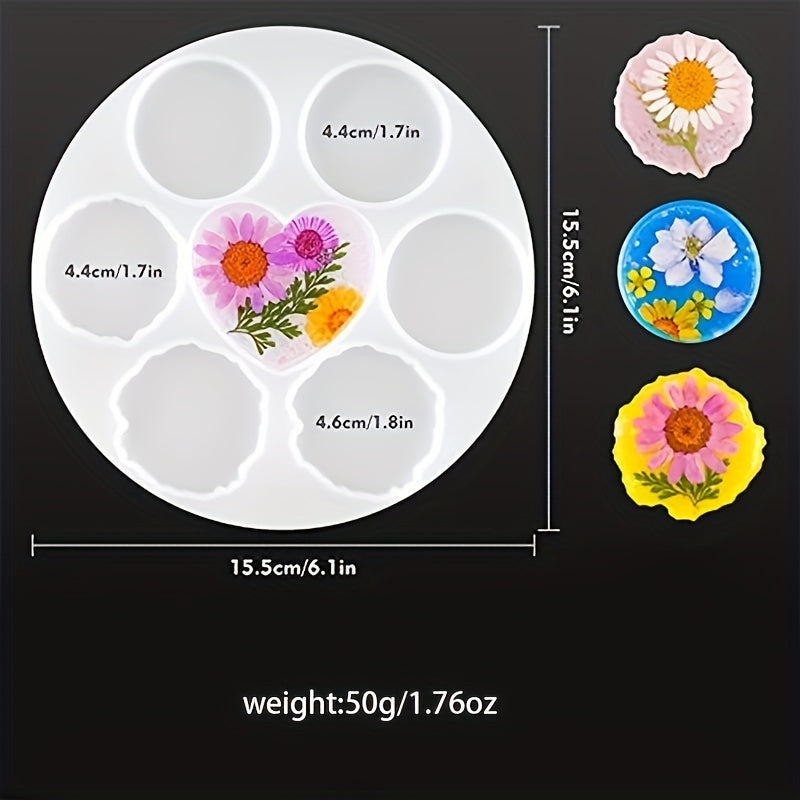 Round Phone Stander Silicone Mold for DIY Mobile Phone Bracket