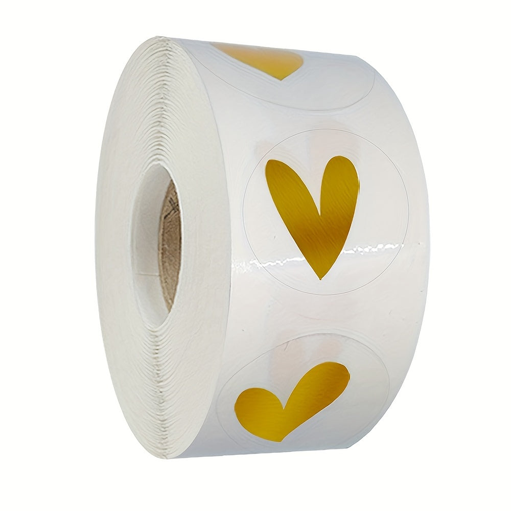 500pcs Heart Envelope Seals Thank You Stickers for Small Business Weddings