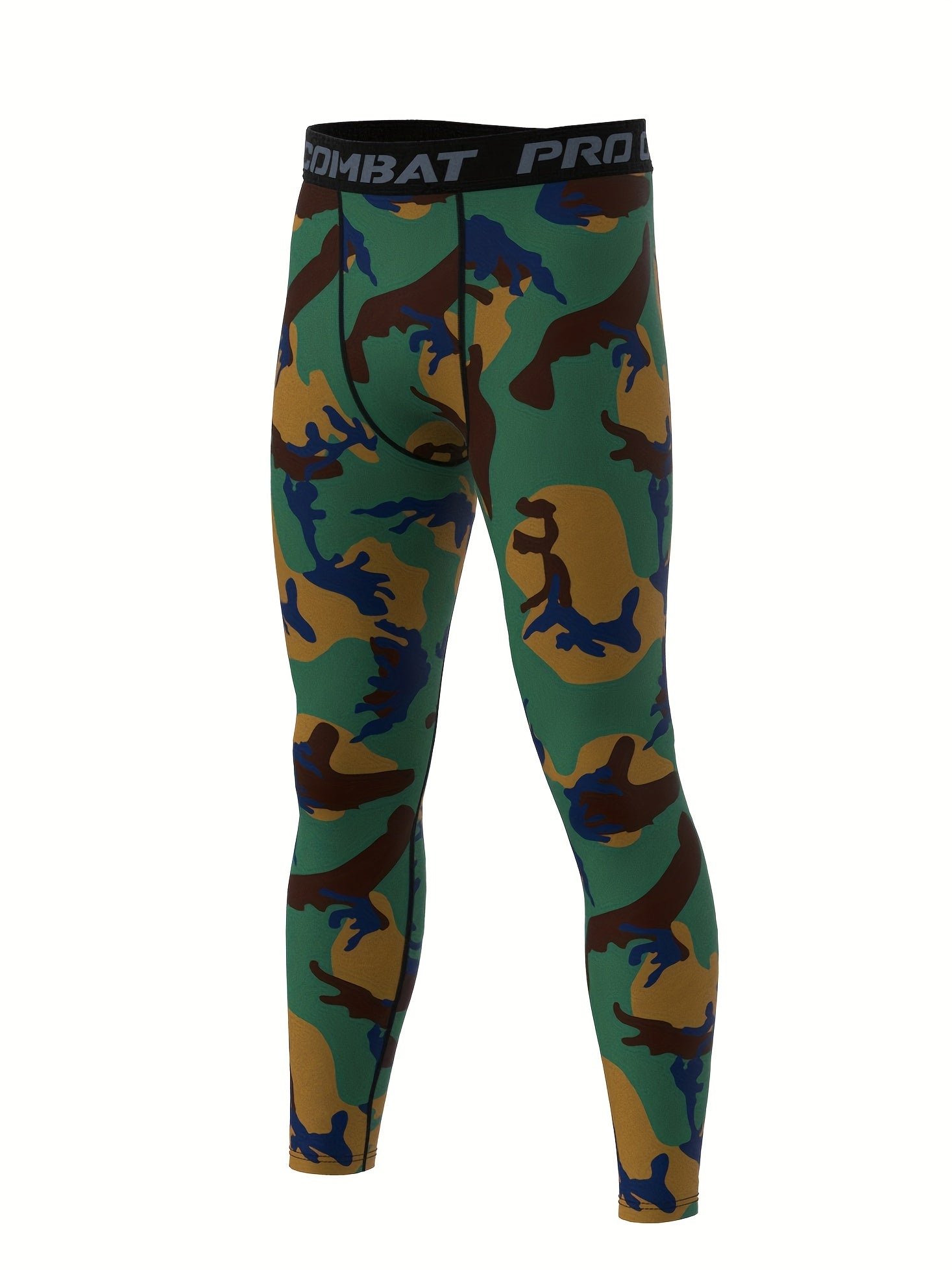 Men's Camo Compression Pants Quick Drying Leggings