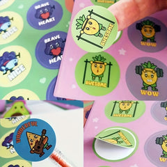 18pcs Scratch And Sniff Stickers Variety of Scents