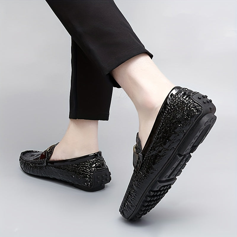 Men's Slip-On Loafers Casual PU Shoes