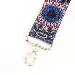 Colorful Floral Shoulder Strap Ethnic Style Wide Purse & Guitar Strap