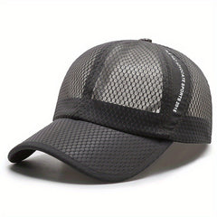 Unisex Breathable Mesh Baseball Cap Outdoor Sport Letter Embroidery