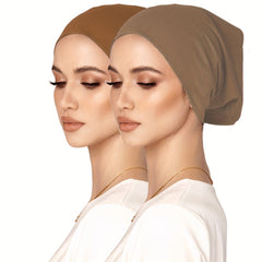 Breathable Pullover Hat Bandana Solid Headkerchief Sunscreen Cap Headband