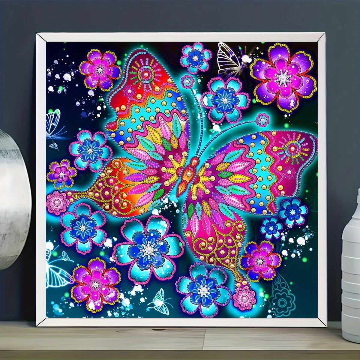 Colorful Butterfly Special Shape Diamond Painting Kit DIY 5D Art