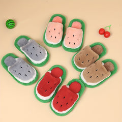 Watermelon Slippers For Baby Girls Non Slip Closed Toe Slippers