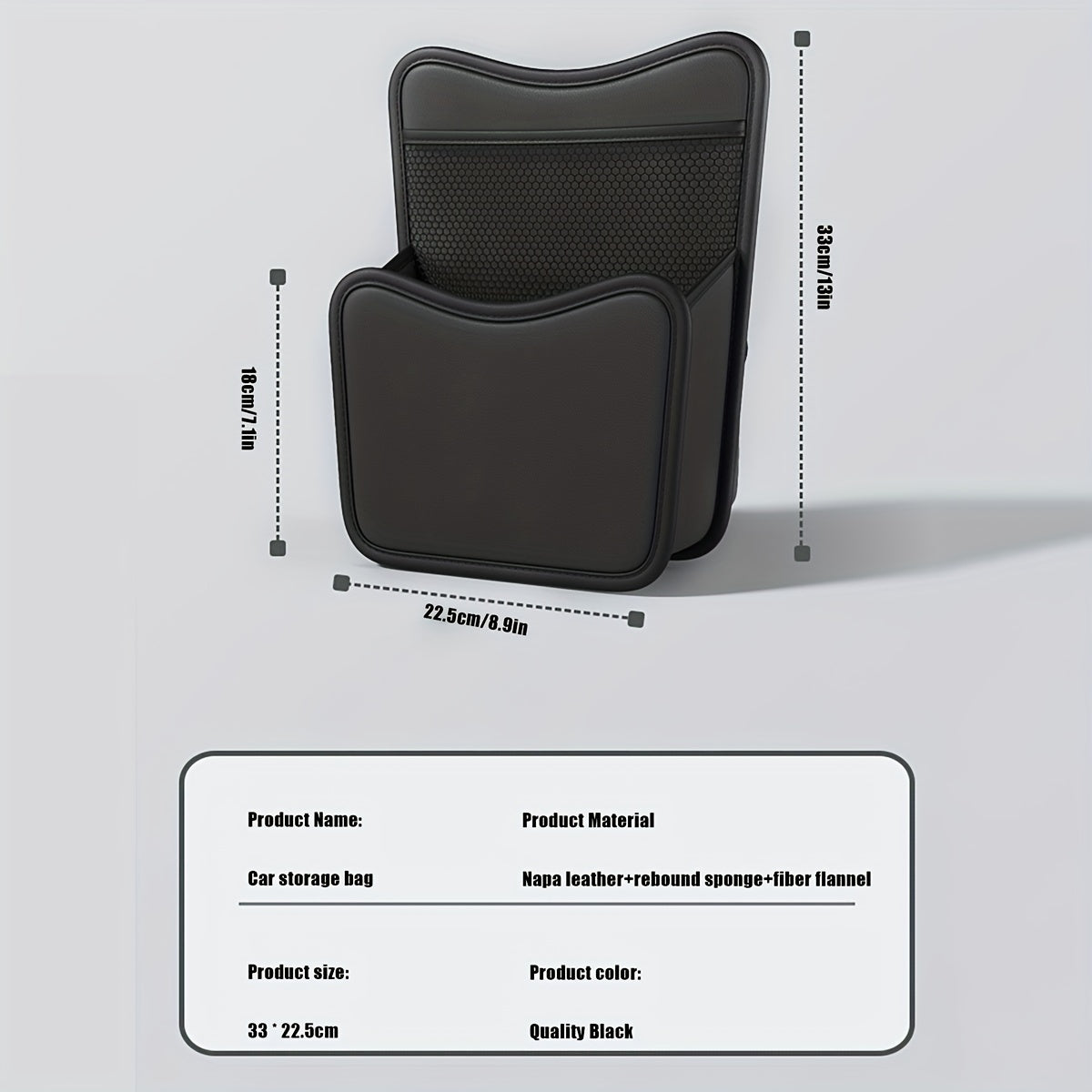 Car Middle Seat Storage Bag for Central Control - Car Accessories