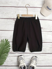 Boys Cropped Pants Soft Breathable Summer Kids Clothes