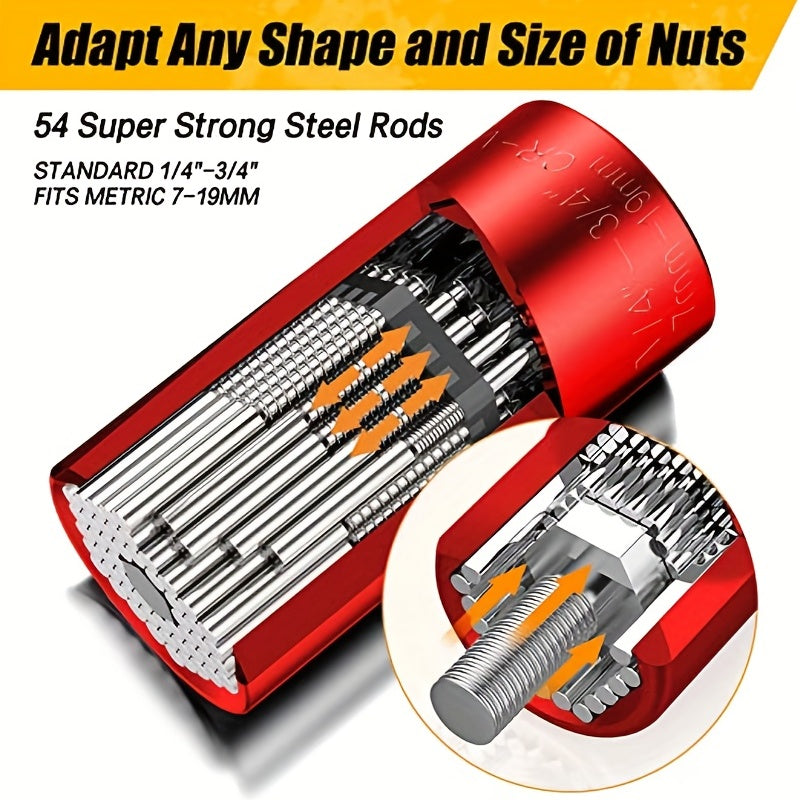 7-19mm Universal Socket Wrench Set Impact Ratchet Adapter for Drills