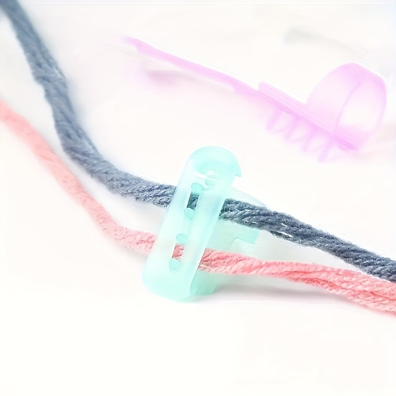 2pcs Yarn Guide Finger Holder Knitting Thimble Tool