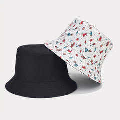Cartoon Pattern Reversible Bucket Hat Sun Protection