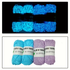 Glow In The Dark Yarn Luminous Cotton Yarn Soft Yarn For DIY Knitting