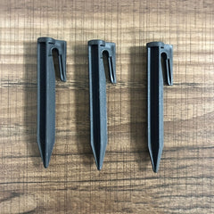 10pcs Plastic Tent Stakes for Secure Tent Anchoring in Any Terrain