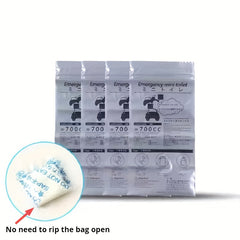 4pcs Emergency Disposable Urinal Bag 700ML Portable Camping Pee Bag