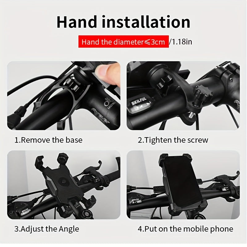 Bike Phone Mount Quick Release Holder for iPhone