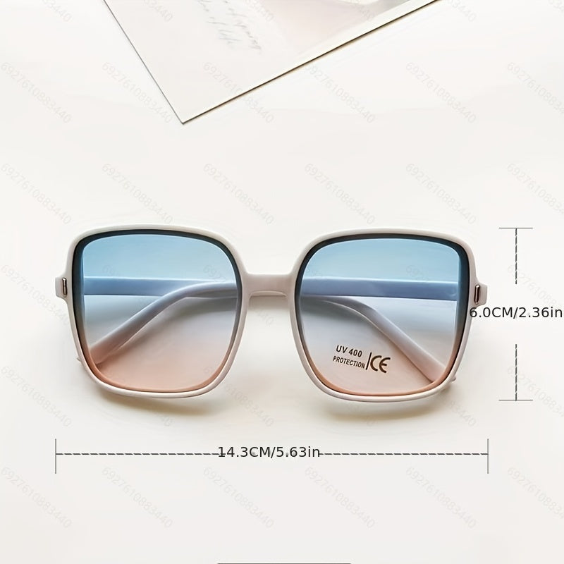 Men's Vintage Square Frame Sunglasses UV Protection