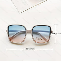Men's Vintage Square Frame Sunglasses UV Protection