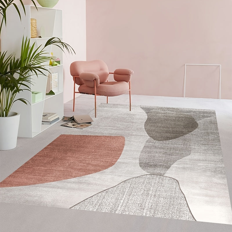 Fluffy Faux Wool Area Rug Non-slip Large Carpet for Living Room Bedroom
