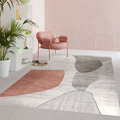 Fluffy Faux Wool Area Rug Non-slip Large Carpet for Living Room Bedroom