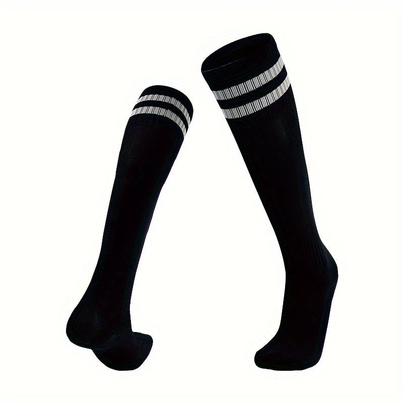 Men's Over Knee High Sport Socks - Striped Design