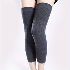 1pair Knee Pad Female Joint Sheath Plus Cashmere Anti-cold Leg P
