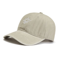 Embroidered Sun Baseball Cap Outdoor Sun Protection Dad Hat
