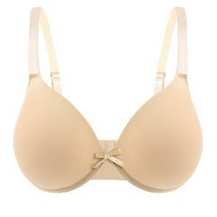 Bra Women's Plus Smooth Lace Full Cover Padded Bralette