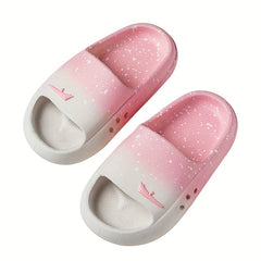 Gradient Slippers Non Slip Lightweight Open Toe Slippers All Seasons