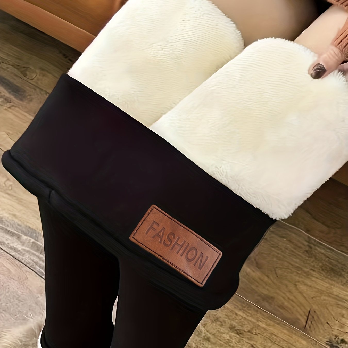 Winter Warm Thick Long Leggings High Waist Elastic Slim Leggings