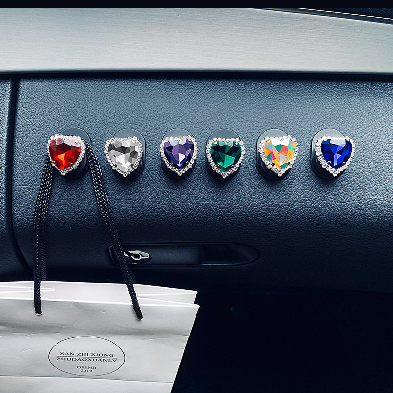 Bling Mask Hooks For Car Universal Rhinestone Hanger