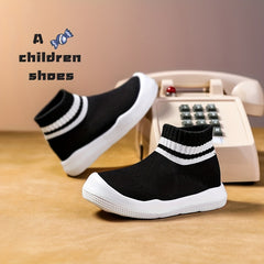 Baby Boys Slip On Sock Shoes Breathable Non Slip Walking Shoes