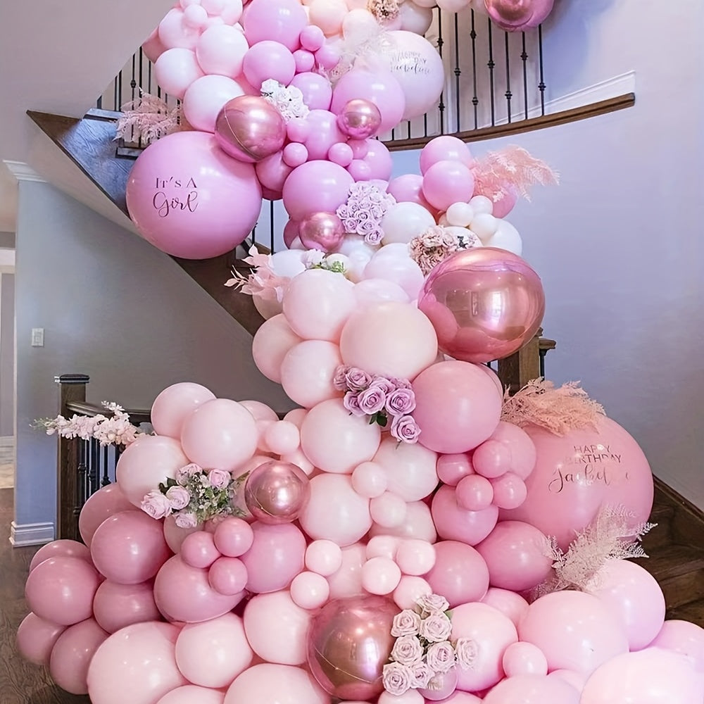 60 Light Pink Party Latex Balloons 5inch Garland Arch Kit Baby