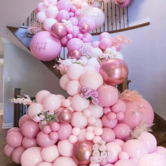 60 Light Pink Party Latex Balloons 5inch Garland Arch Kit Baby