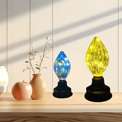 PVC Olive Light Bulb Small Night Light