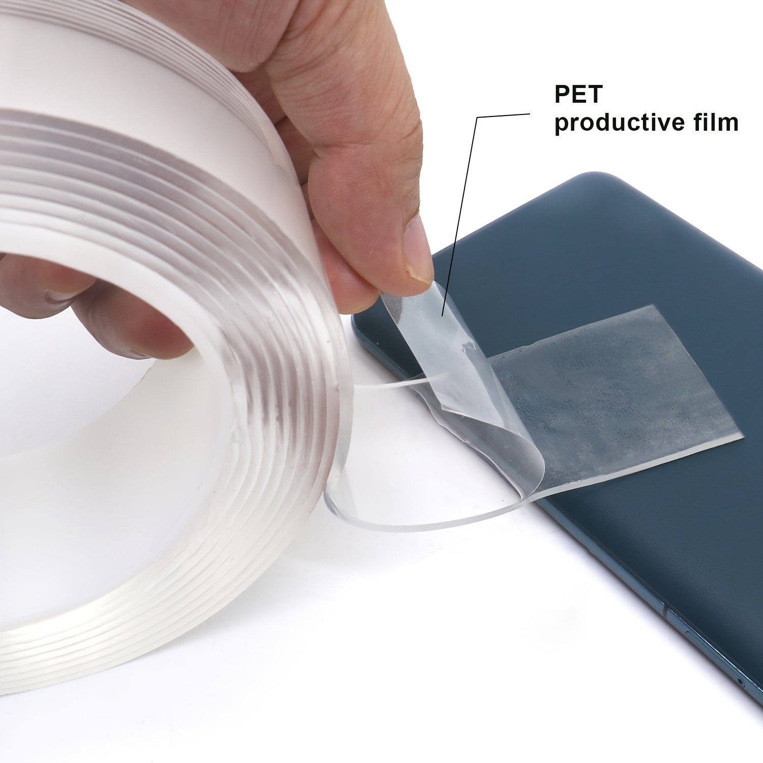 BOMEI PACK Double Sided Adhesive Tape Waterproof Reusable Wall Stickers 20mm