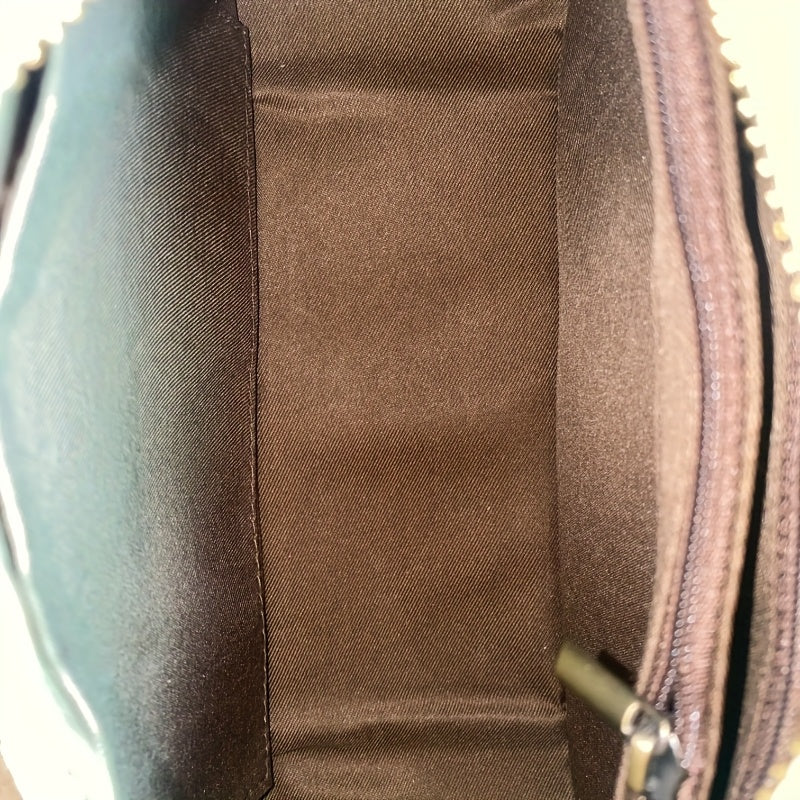 Soft Cowhide Small Square Bag with Wide Shoulder Strap