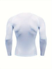 Men's Fitness Top Long Sleeve Quick Drying Training Basic Layer