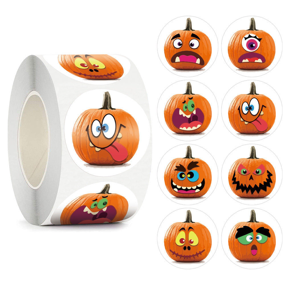 500pcs Halloween Cartoon Stickers Funny Sealing Stickers For Adults