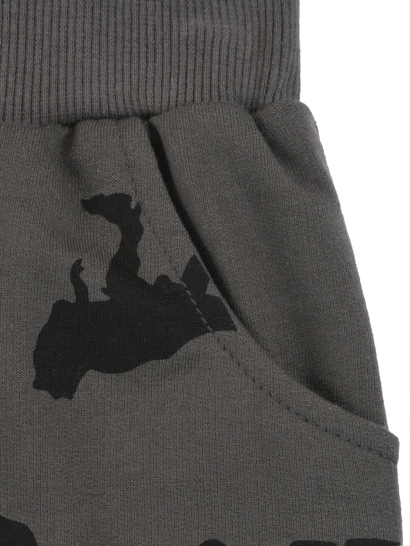 Boys Dinosaur Print Elastic Waist Casual Loose Pockets Shorts